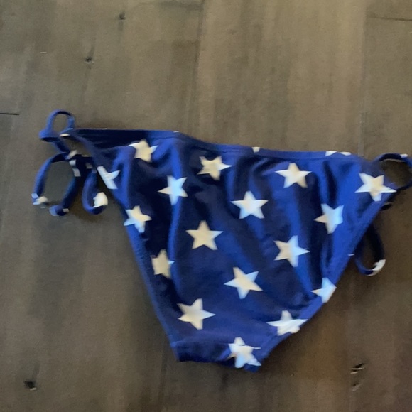 Old Navy Women’s Navy Star bikini bottoms tie sides xs - Picture 2 of 3